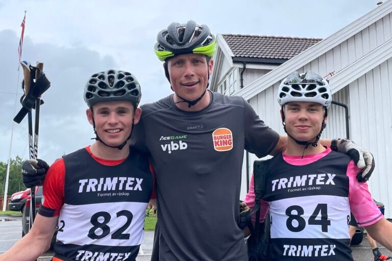 Amund Bjerregaard - Emil Gukild - Vienna Sinnes - Camp Ragde Charge 2025 - Foto Jørgen Aukland