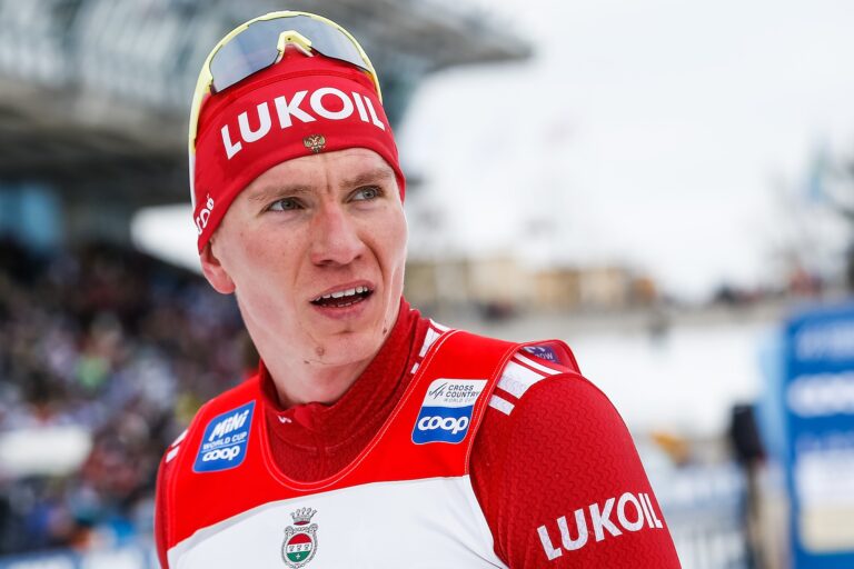 220227 Alexander Bolshunov of Russia after competing in Men's Cross Country Skiing 15 km Classic Technique interval start during the FIS Cross-Country World Cup on February 27, 2022 in Lahti. Photo: / COP 211 / KP0027
