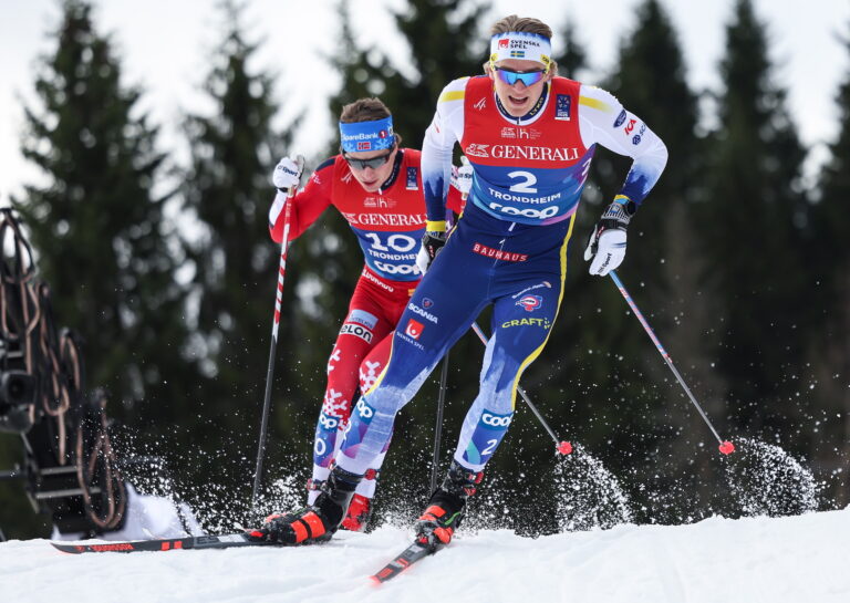 Ansgar Evensen (NOR) and Edvin Anger (SWE). Photo: GEPA pictures/ Harald Steiner © Bildbyrån