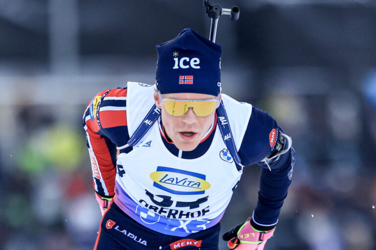 10.01.2025, Oberhof, Germany (GER): Martin Uldal (NOR) - IBU World Cup Biathlon, sprint men, Oberhof (GER).
